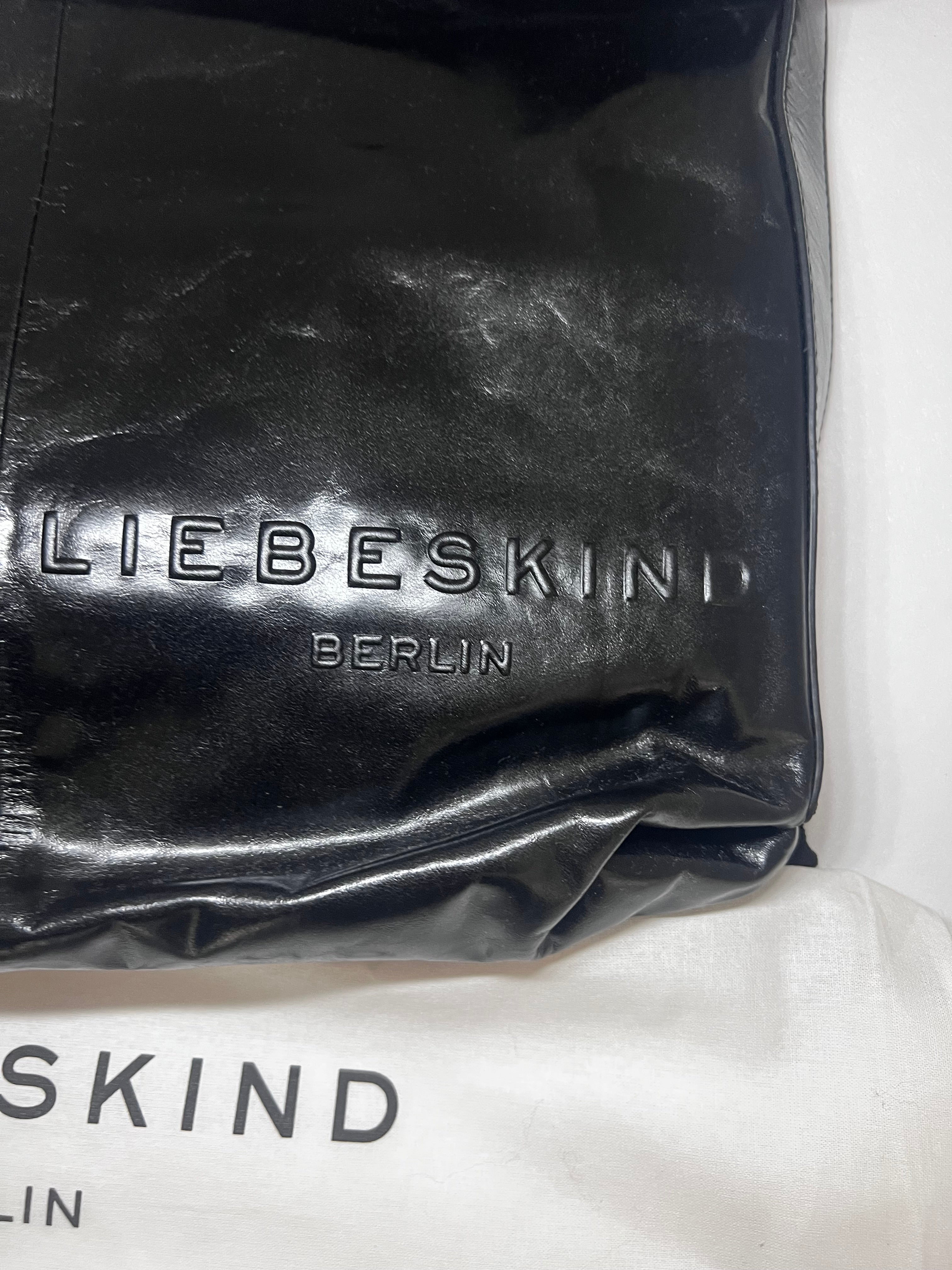 Liebeskind Berlin Rucksack – Schwarz, glänzend
