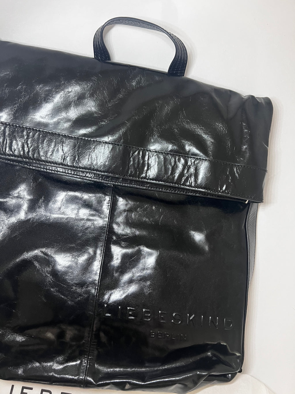 Liebeskind Berlin Rucksack – Schwarz, glänzend