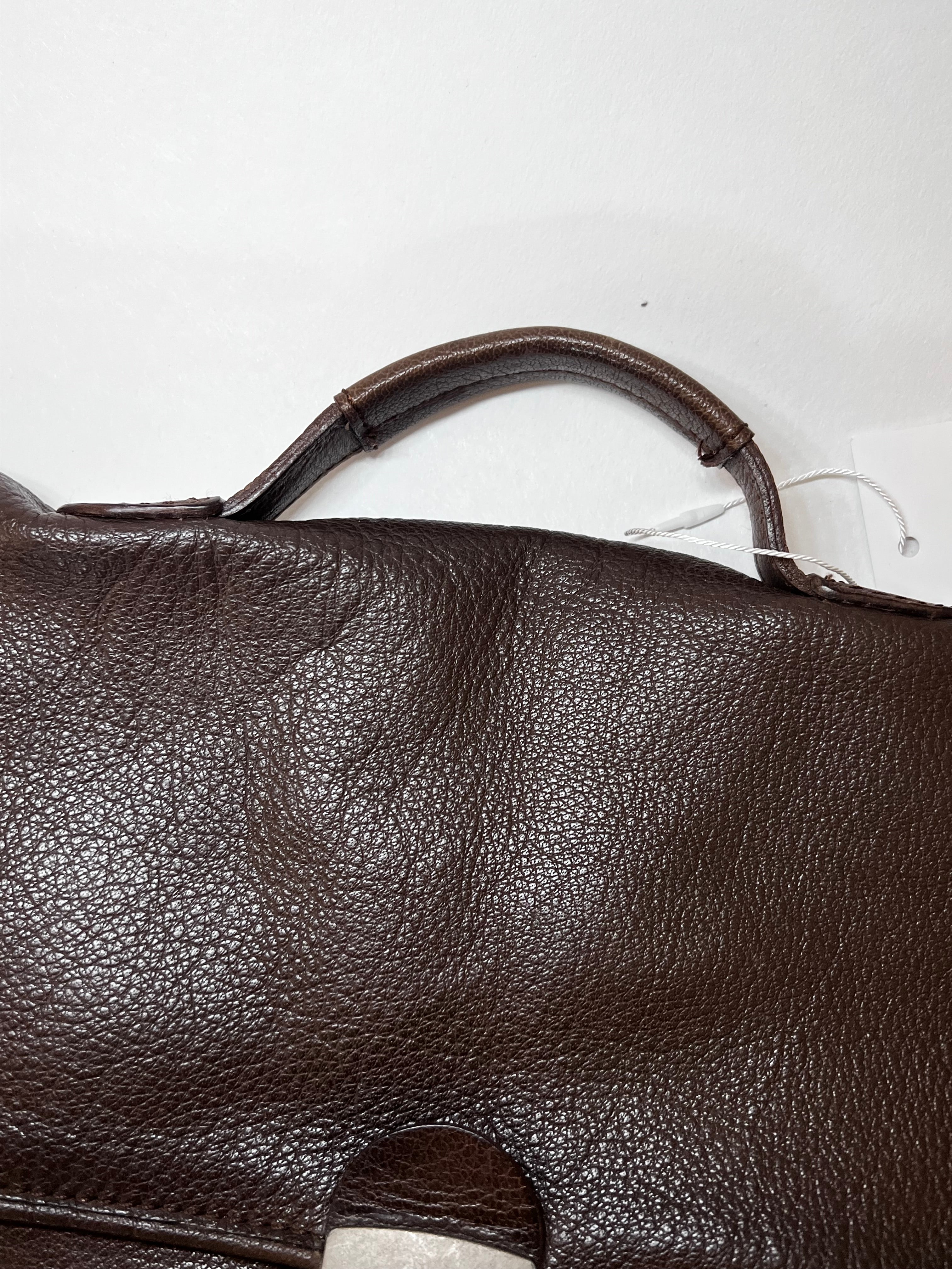 Rehard Echtleder Aktentasche / Umhängetasche – Braun