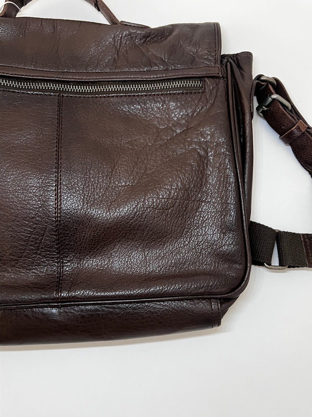 Rehard Echtleder Aktentasche / Umhängetasche – Braun