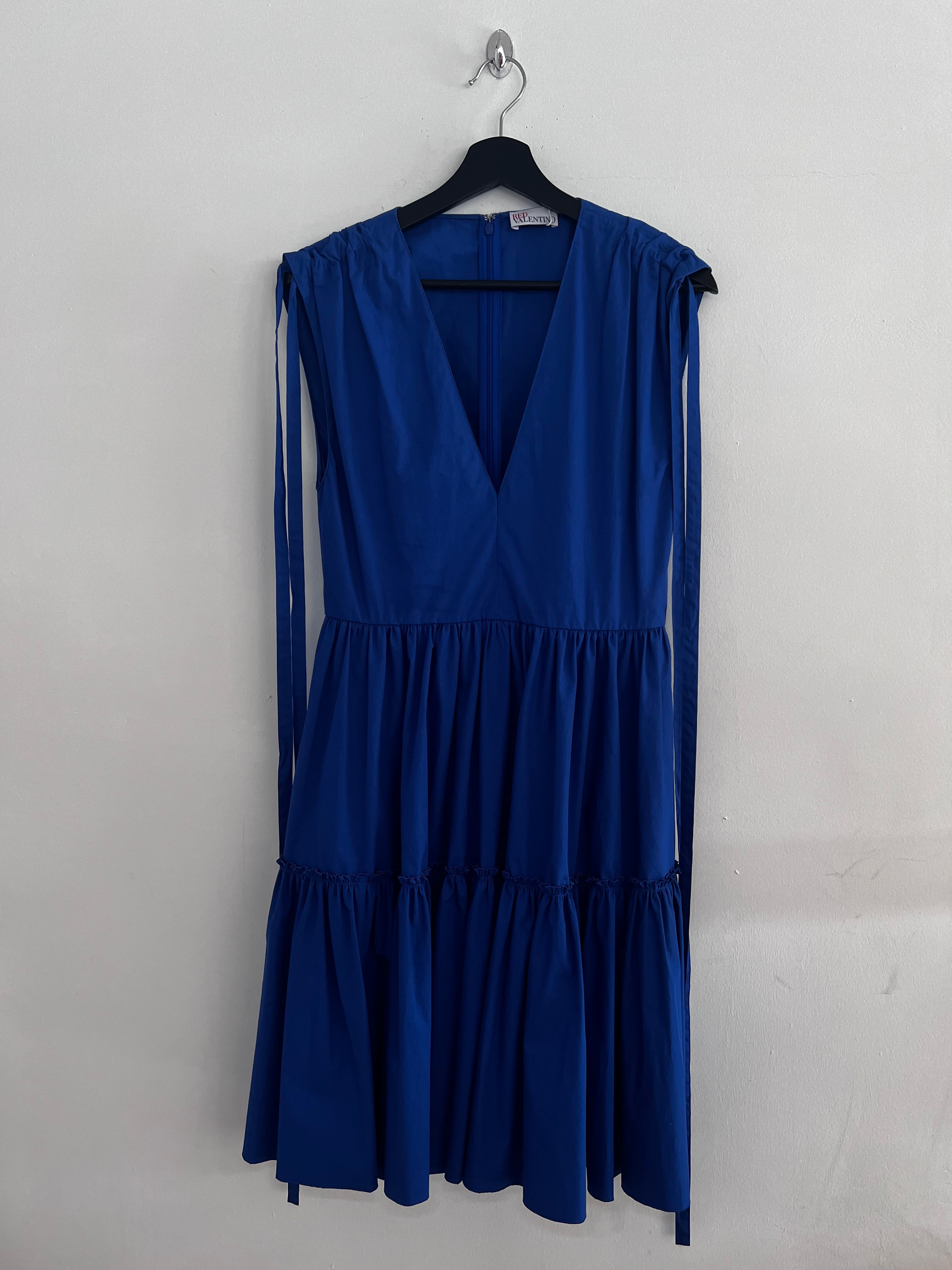 Valentino Red Kleid – Königsblau, Größe S