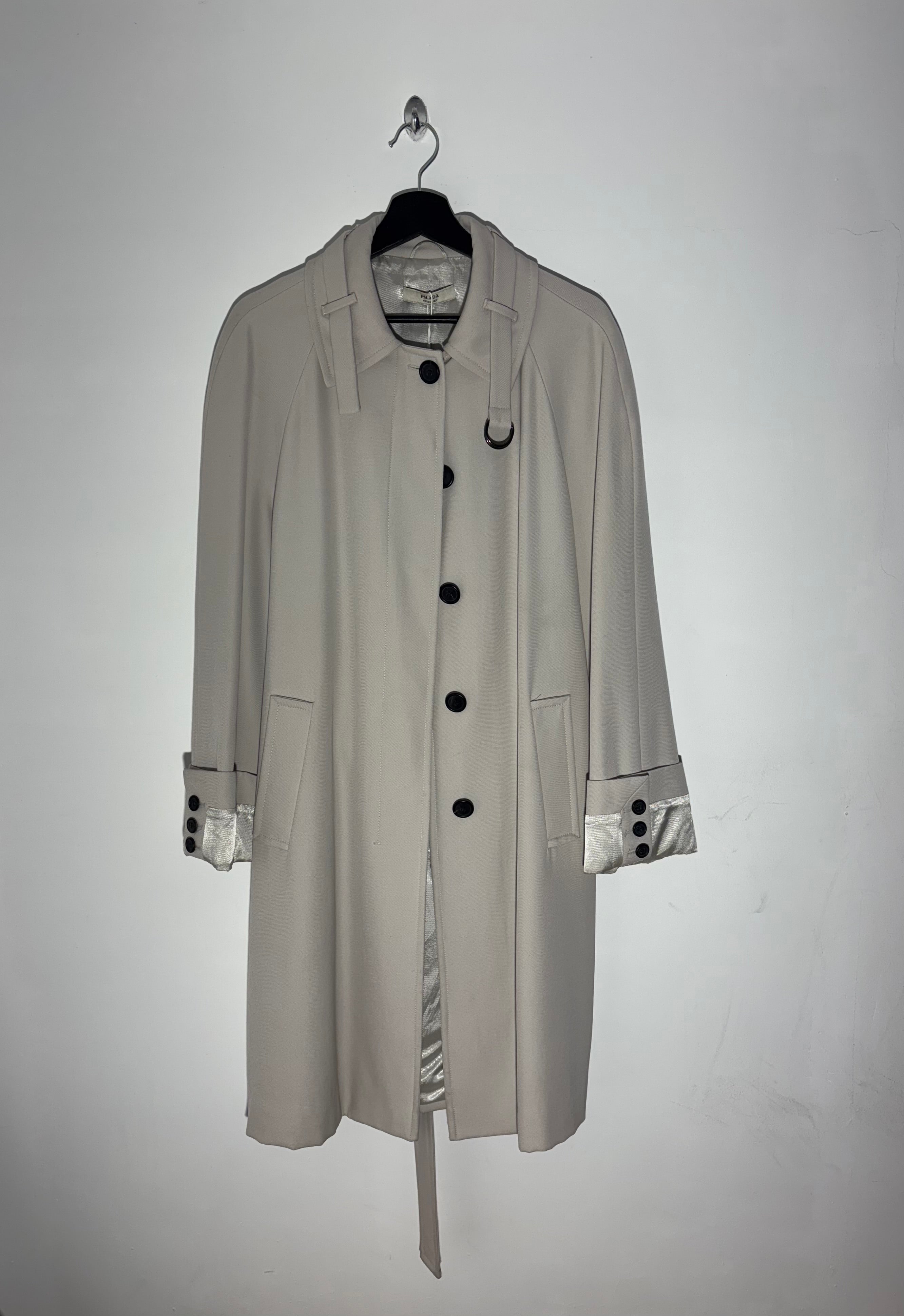 Prada Trenchcoat – Beige, Größe M