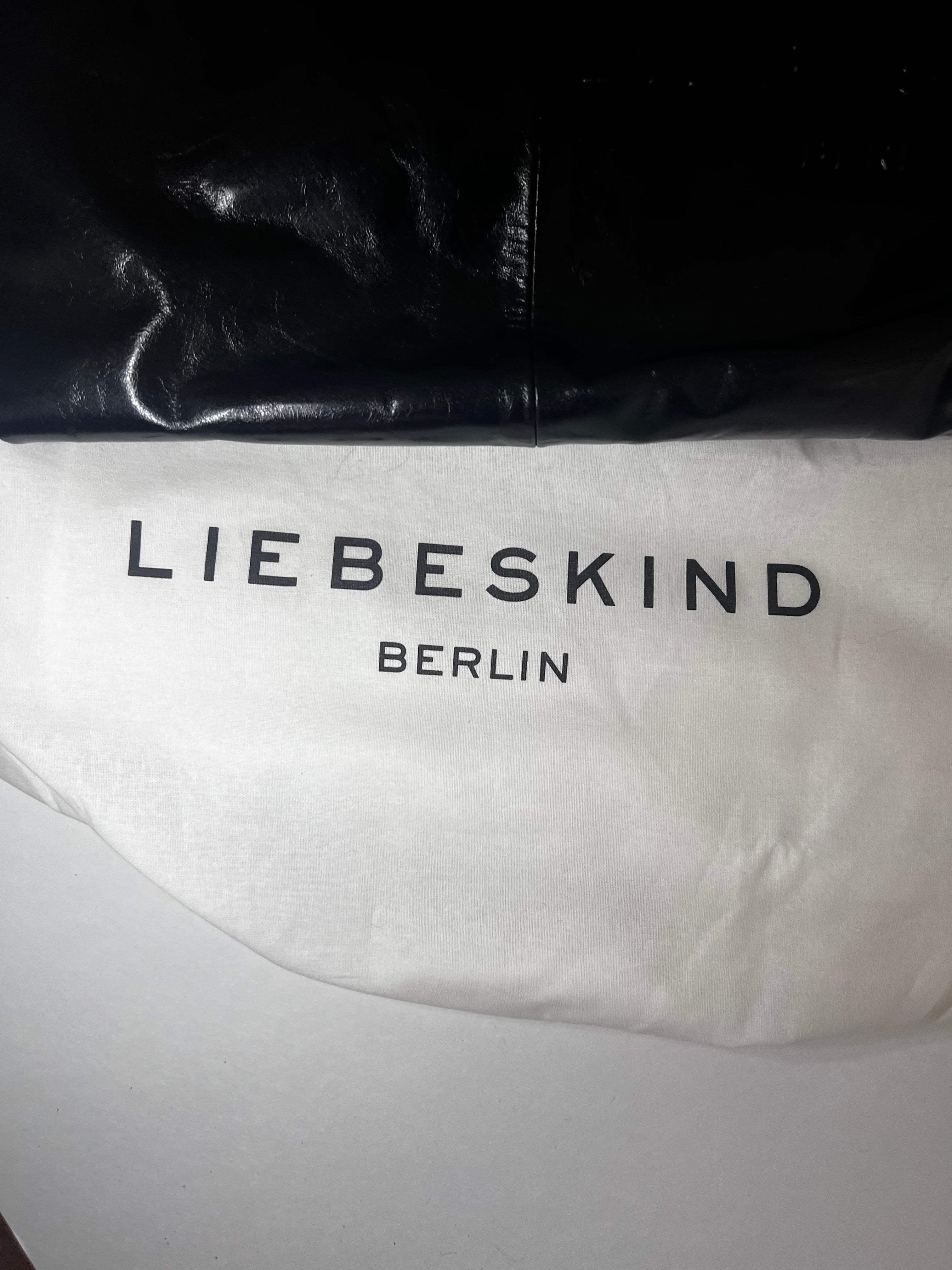 Liebeskind Berlin Rucksack – Schwarz, glänzend