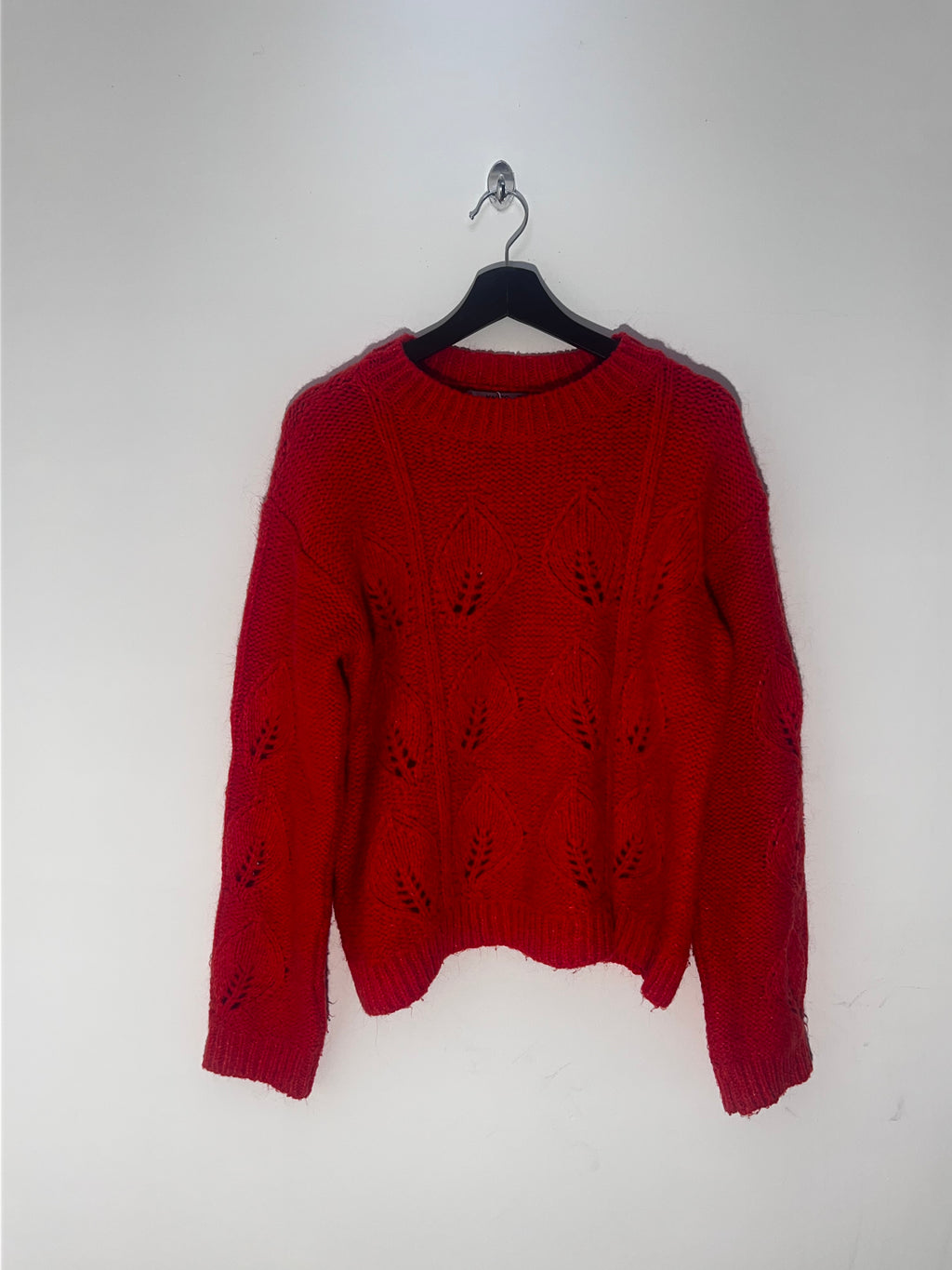 Mango Strickpullover – Rot, Größe S