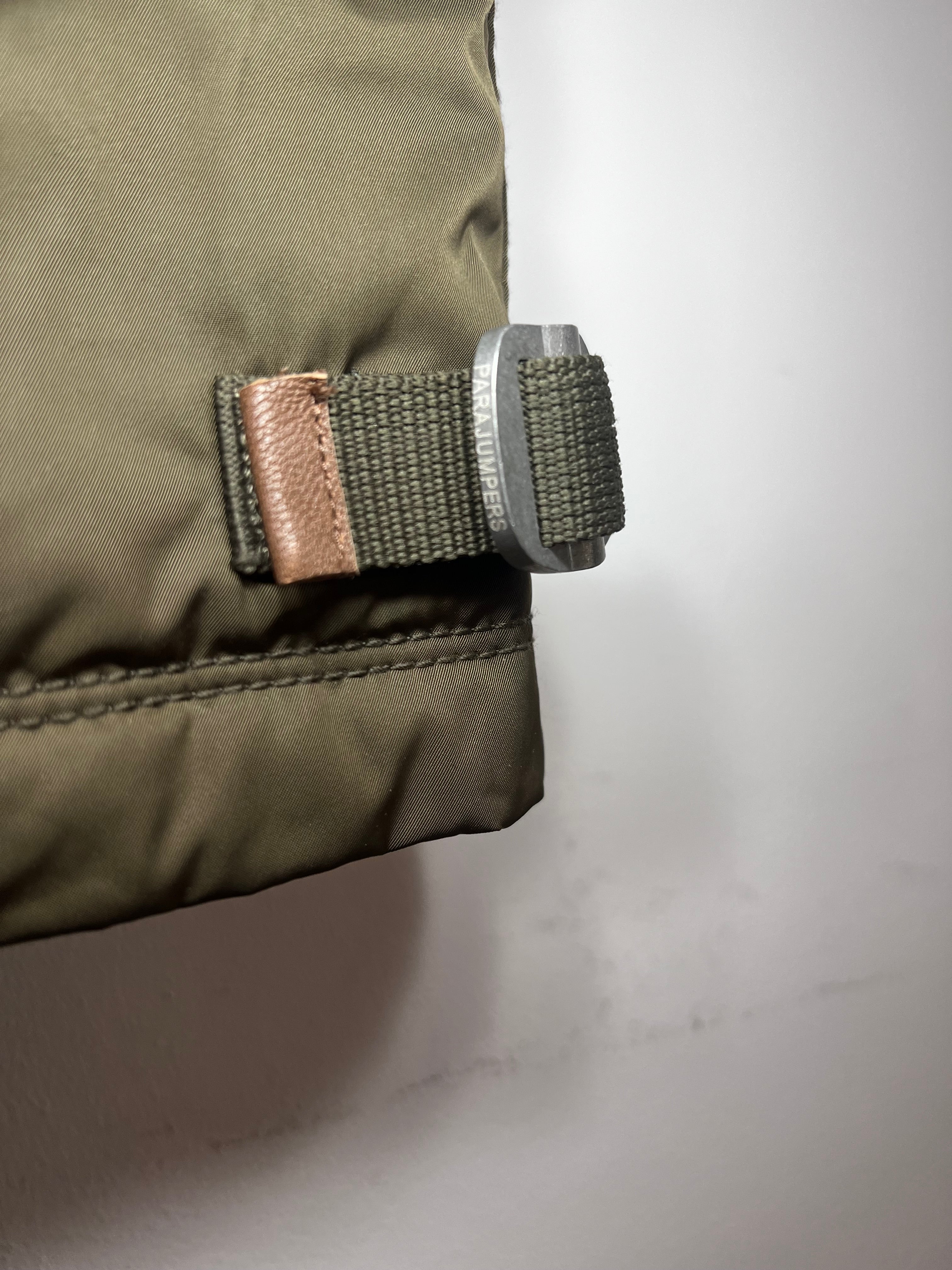 Parajumpers x Harris Tweed Winterjacke – Gr. M – Echtfellkapuze