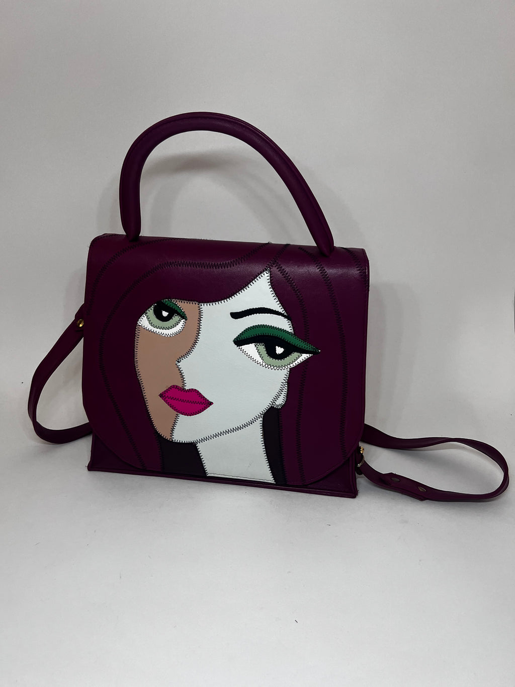 Künstlerische Wendetasche – Wechselbare Front | Unikat-Look