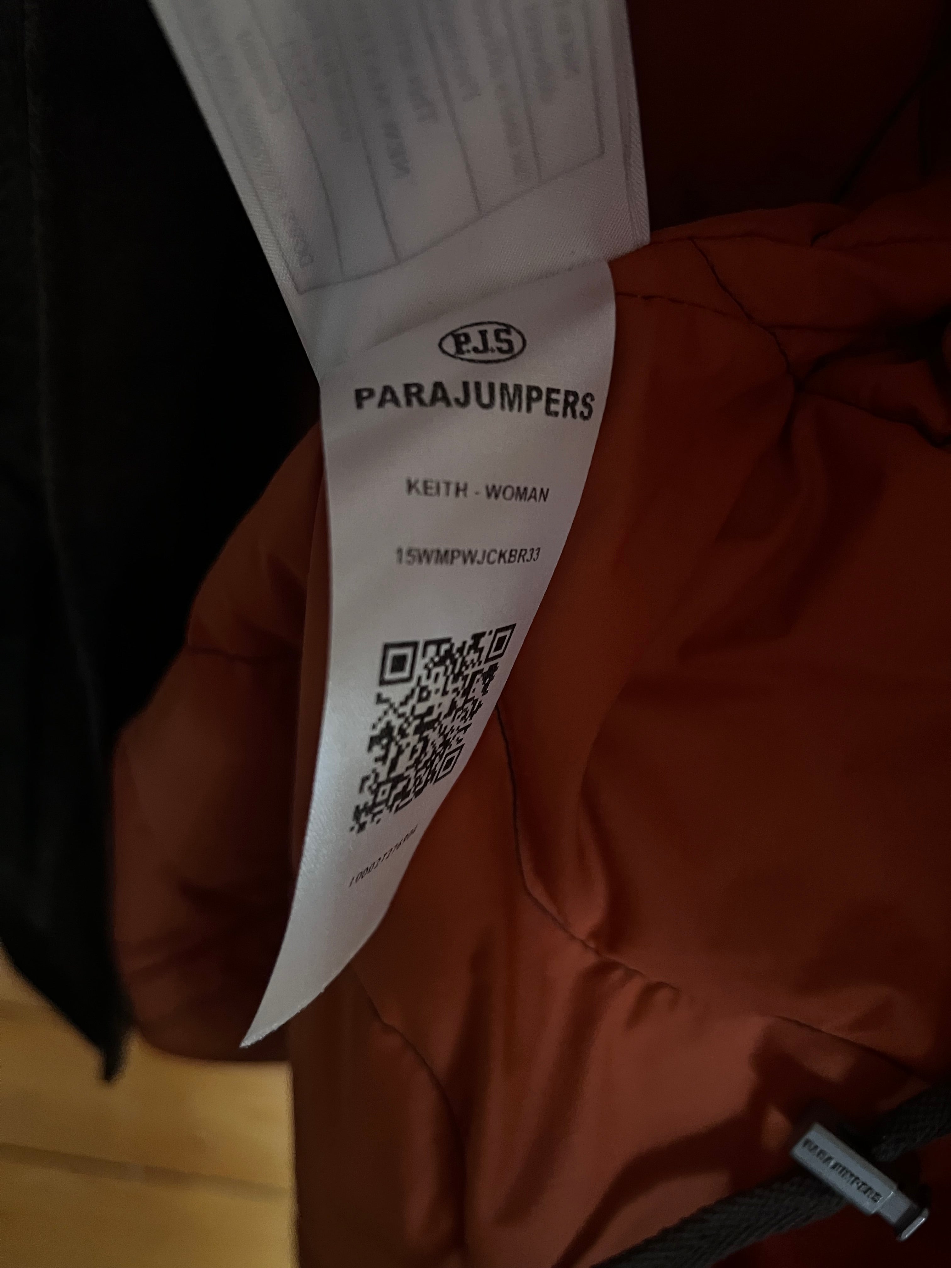 Parajumpers x Harris Tweed Winterjacke – Gr. M – Echtfellkapuze