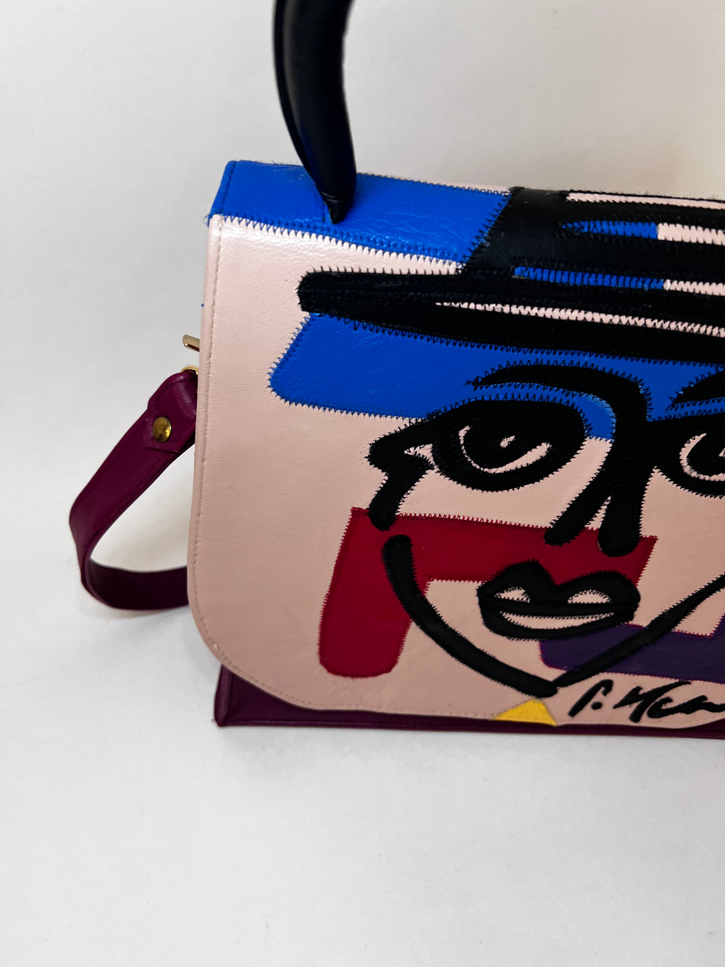 Künstlerische Wendetasche – Wechselbare Front | Unikat-Look