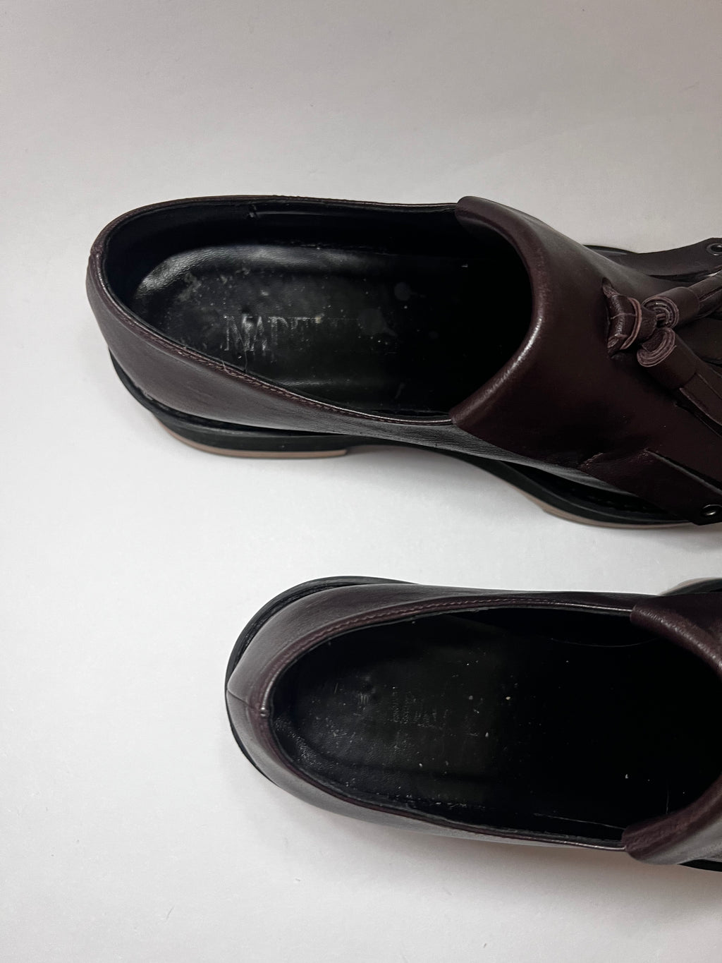 Madeleine Leder-Loafer mit Fransen – Größe 38