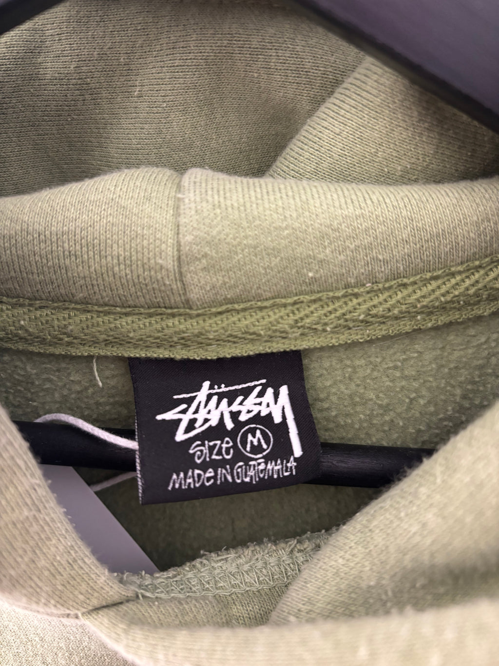 Stüssy Hoodie – Olivgrün, Größe M