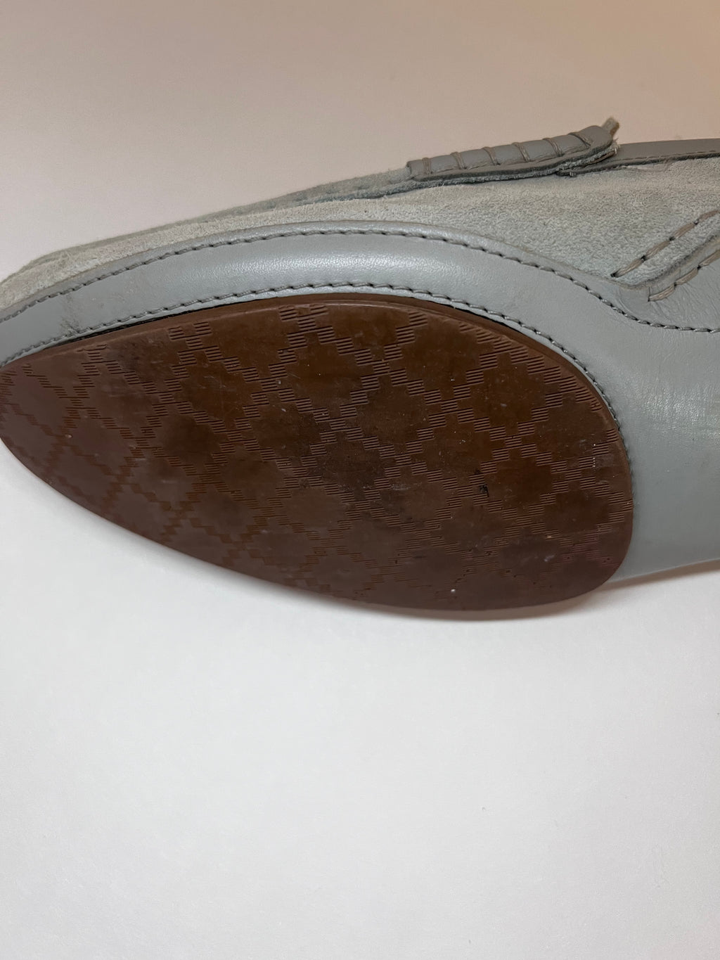 Gucci Loafer aus Wildleder – Türkis (Gr. 43½)