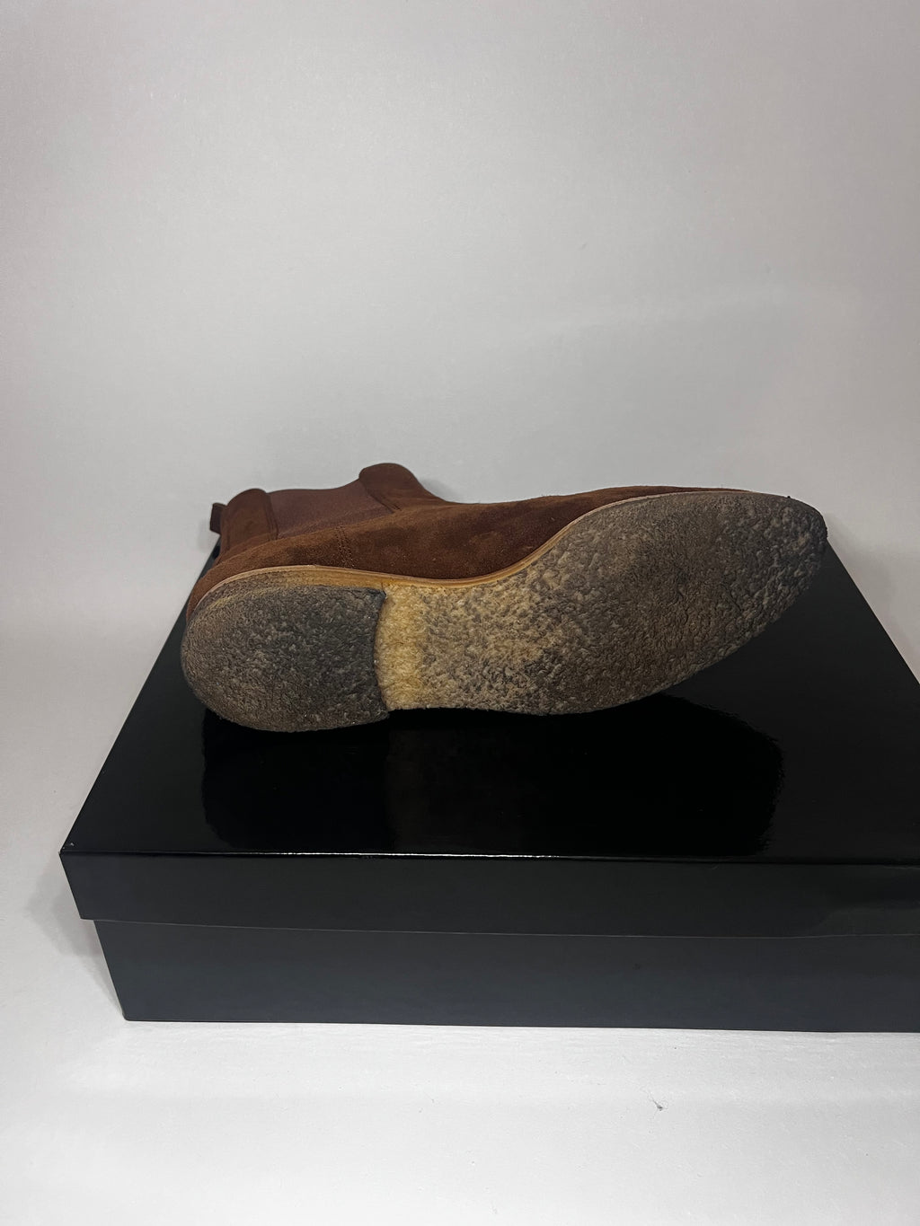 Unützer Chelsea Boots – braunes Wildleder, Größe 38,5