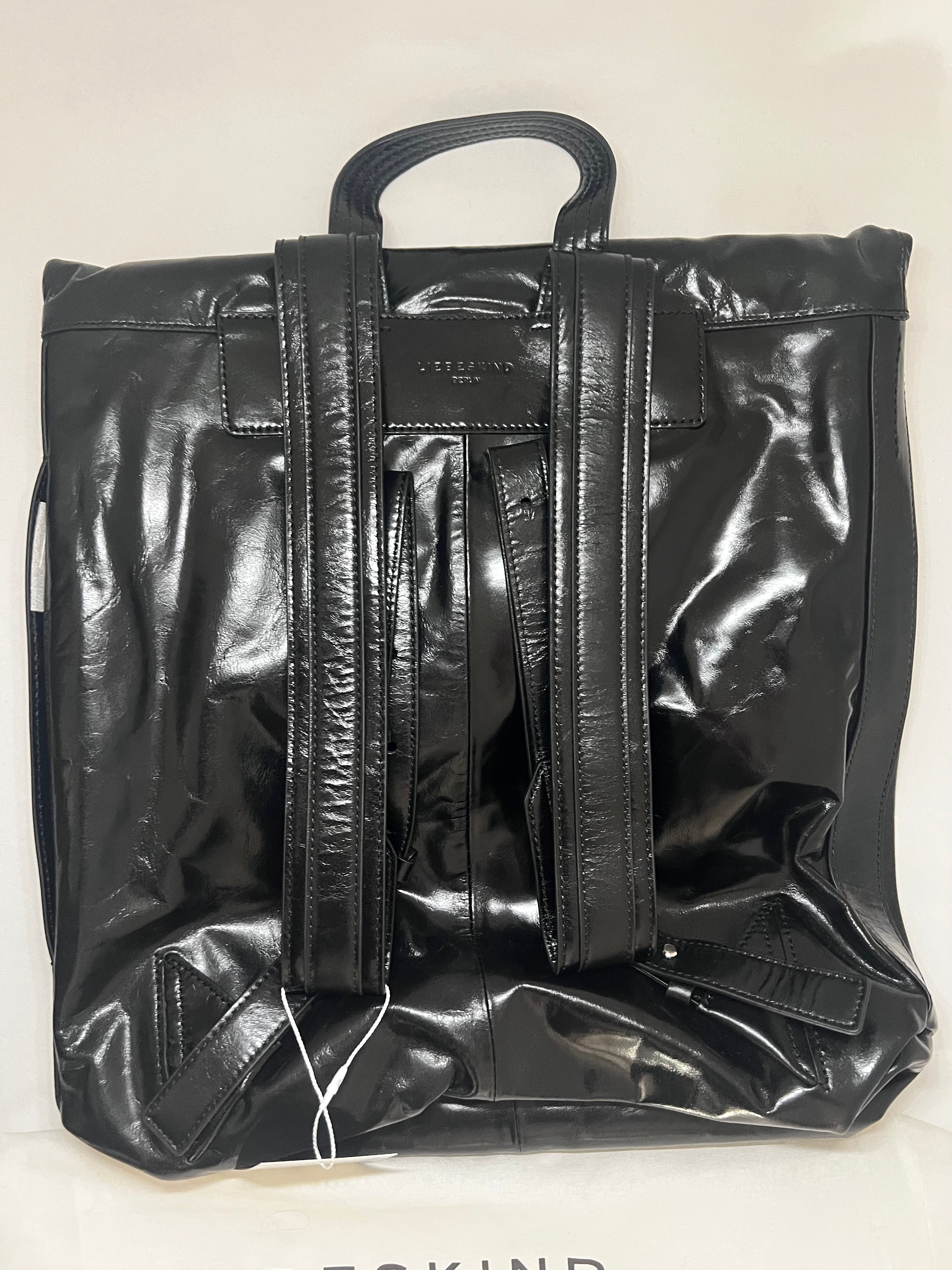 Liebeskind Berlin Rucksack – Schwarz, glänzend