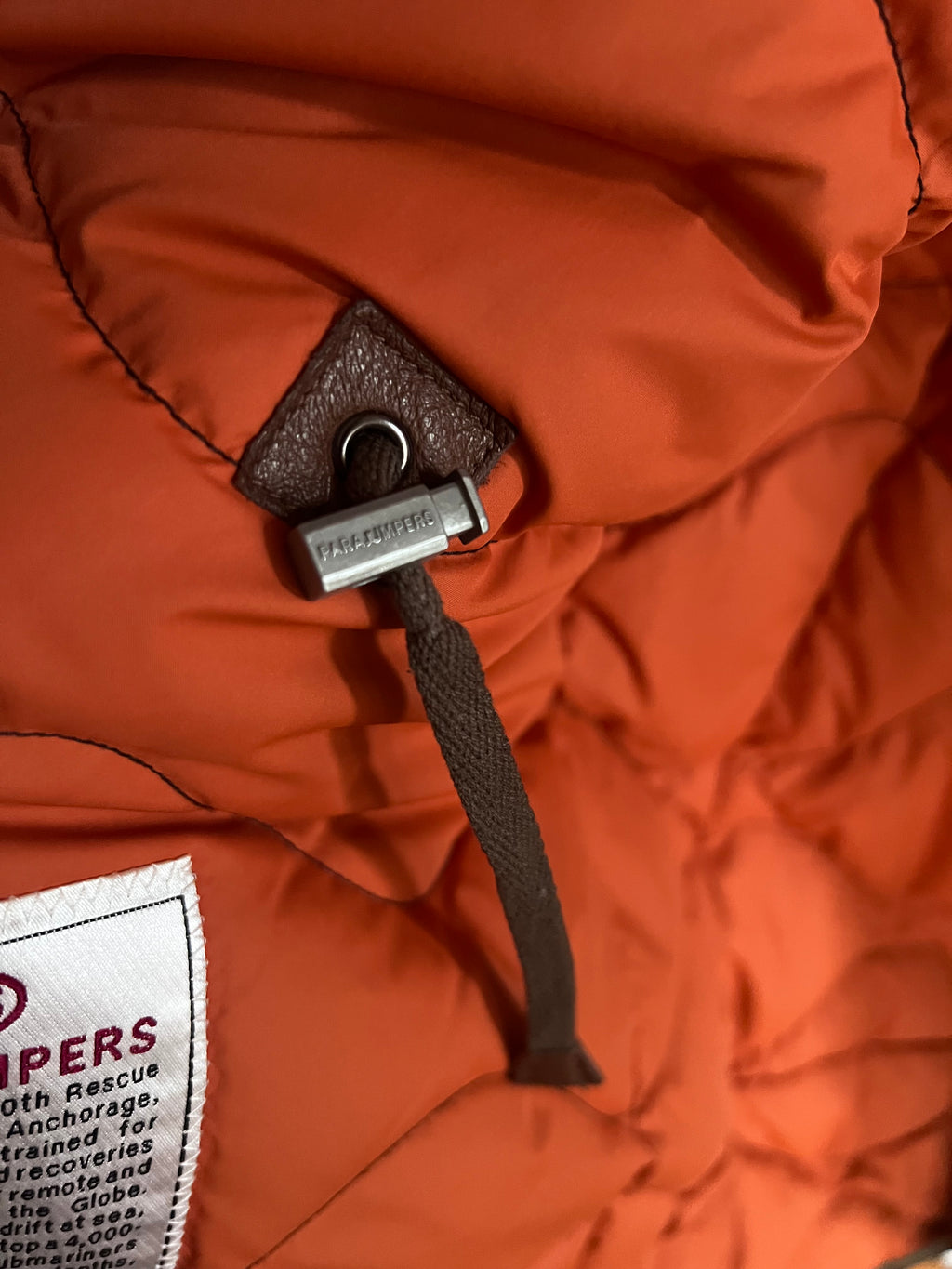 Parajumpers x Harris Tweed Winterjacke – Gr. M – Echtfellkapuze