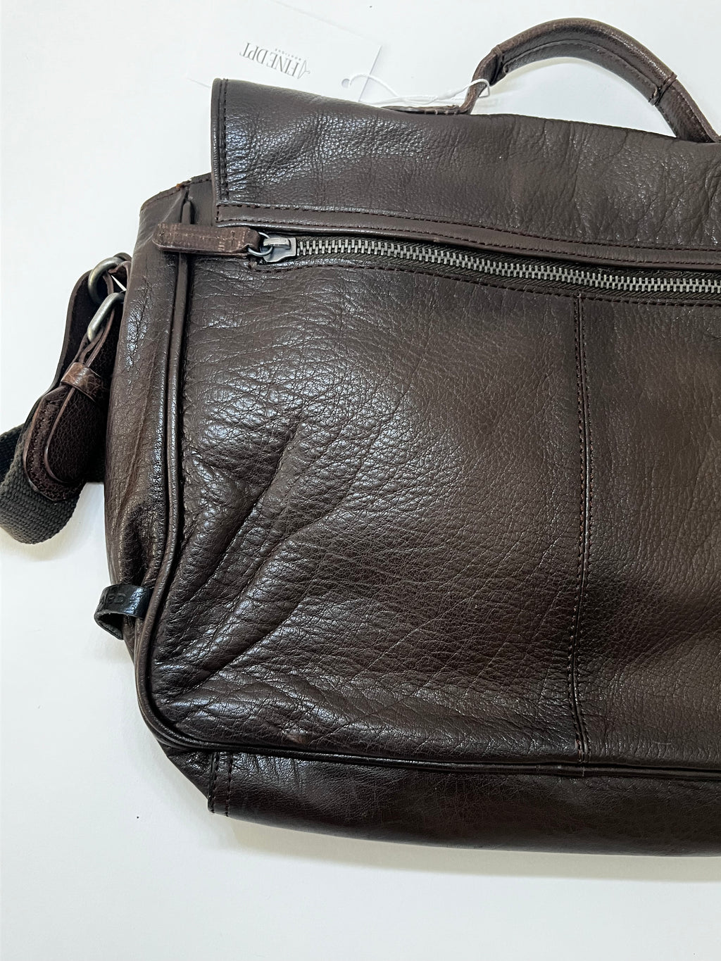 Rehard Echtleder Aktentasche / Umhängetasche – Braun