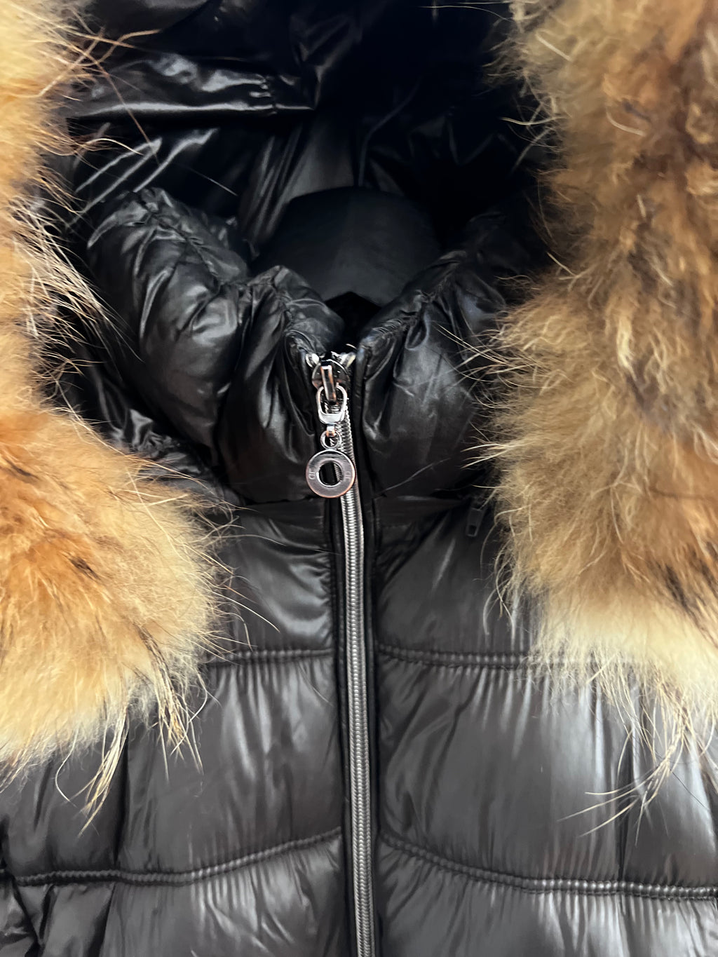 Chiara Dalba Daunenjacke – Schwarz, Größe L