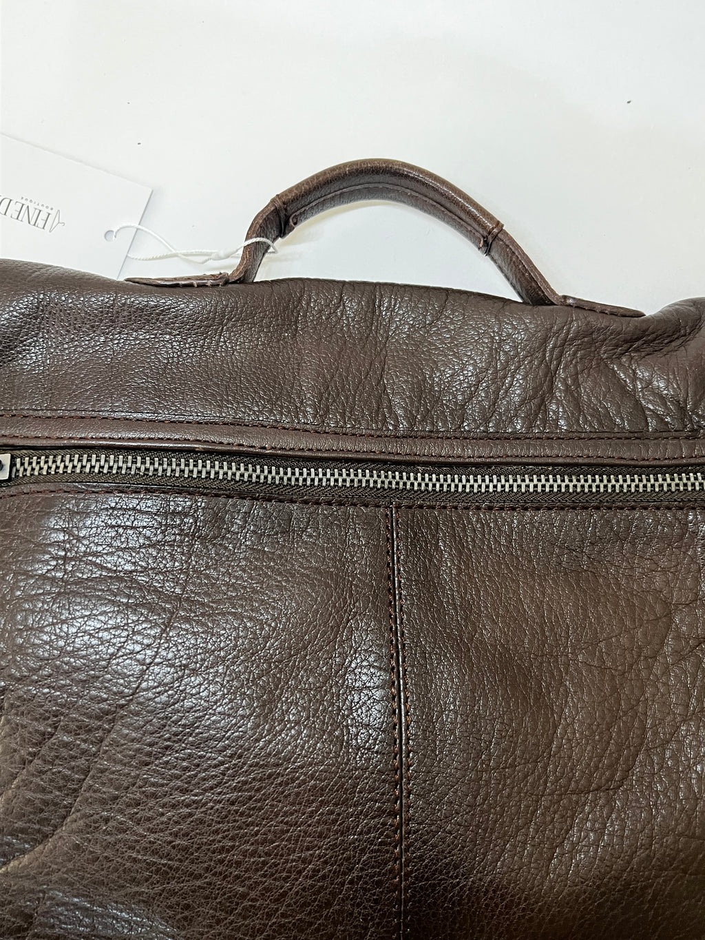 Rehard Echtleder Aktentasche / Umhängetasche – Braun