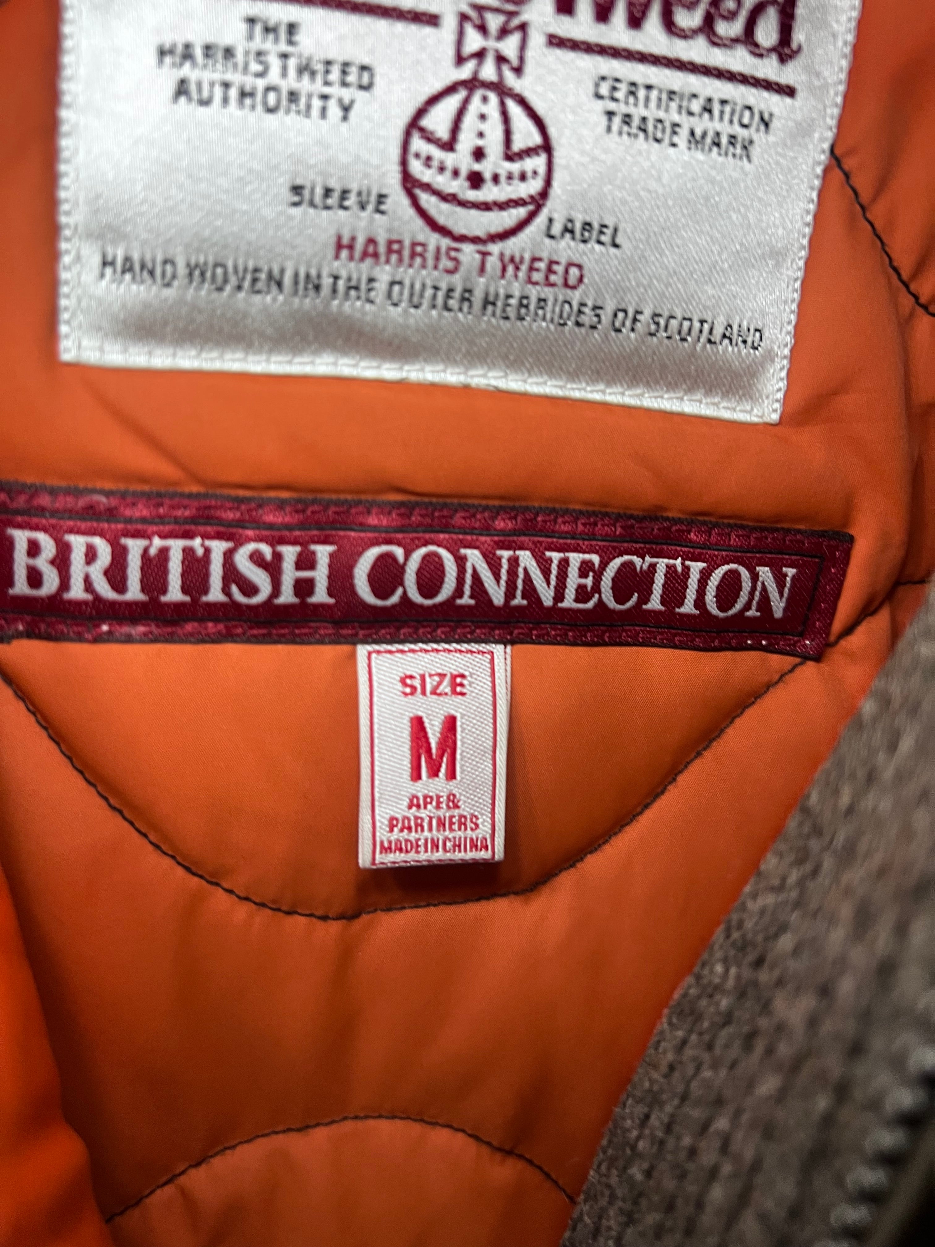 Parajumpers x Harris Tweed Winterjacke – Gr. M – Echtfellkapuze