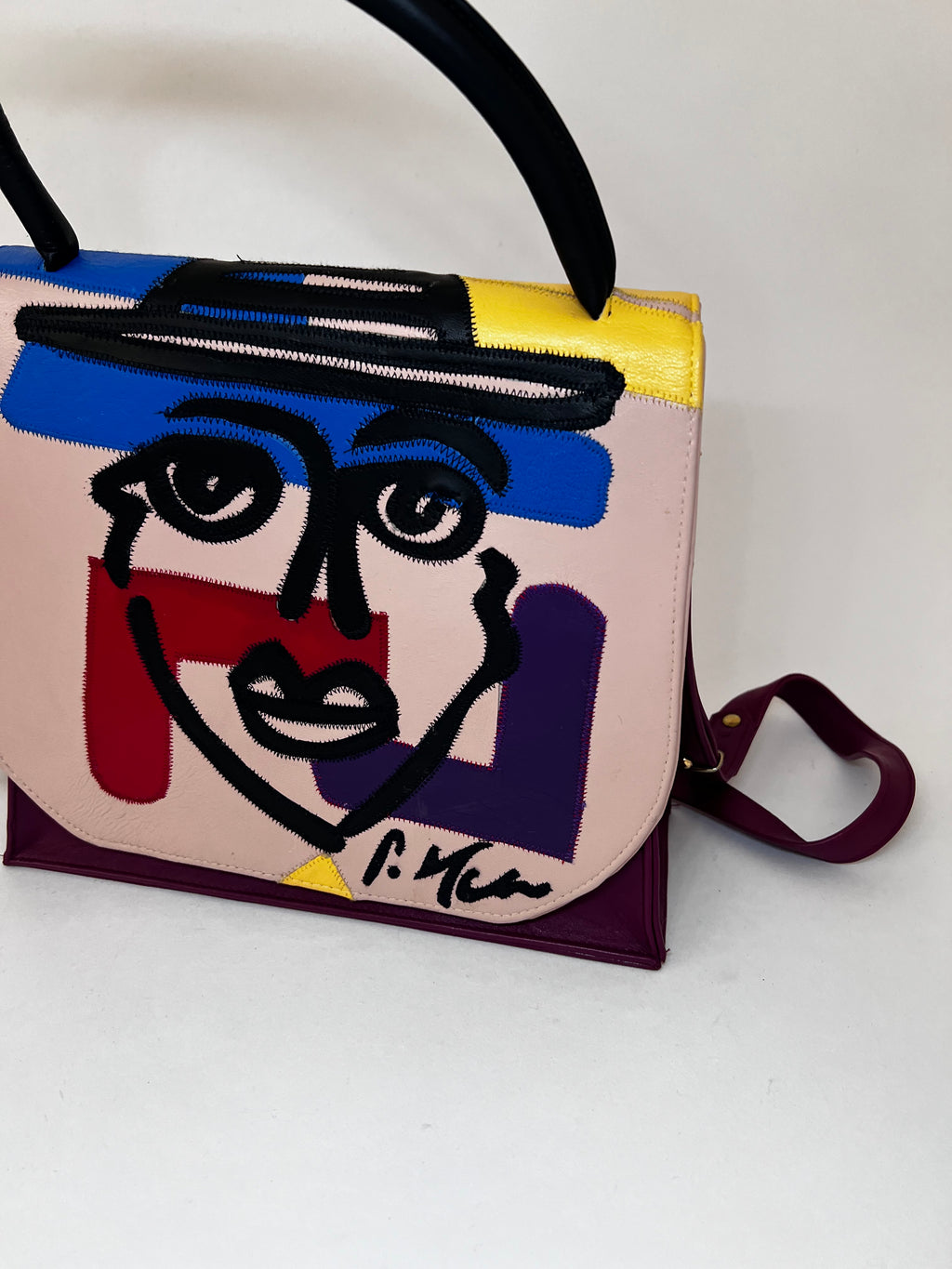 Künstlerische Wendetasche – Wechselbare Front | Unikat-Look