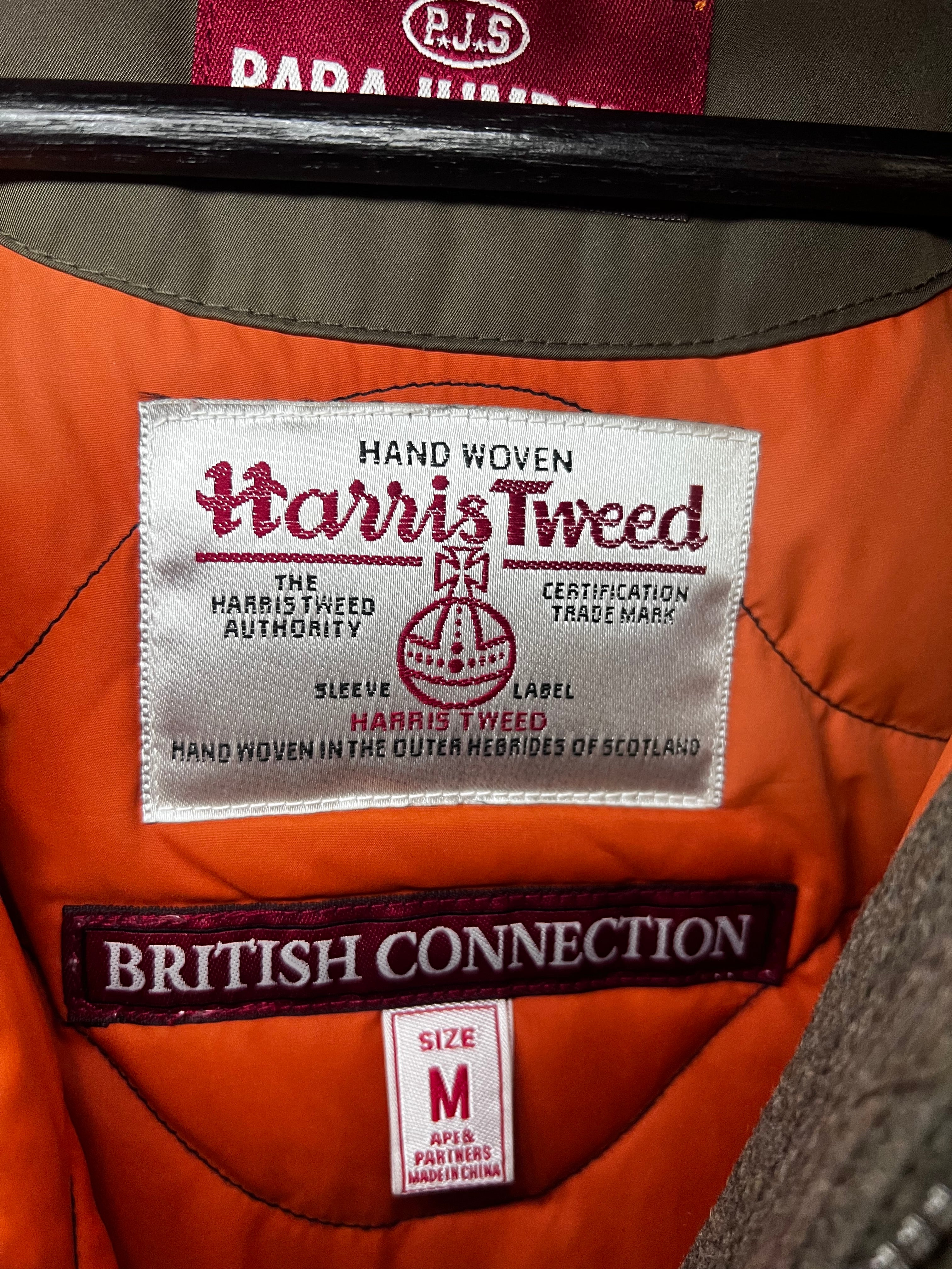 Parajumpers x Harris Tweed Winterjacke – Gr. M – Echtfellkapuze