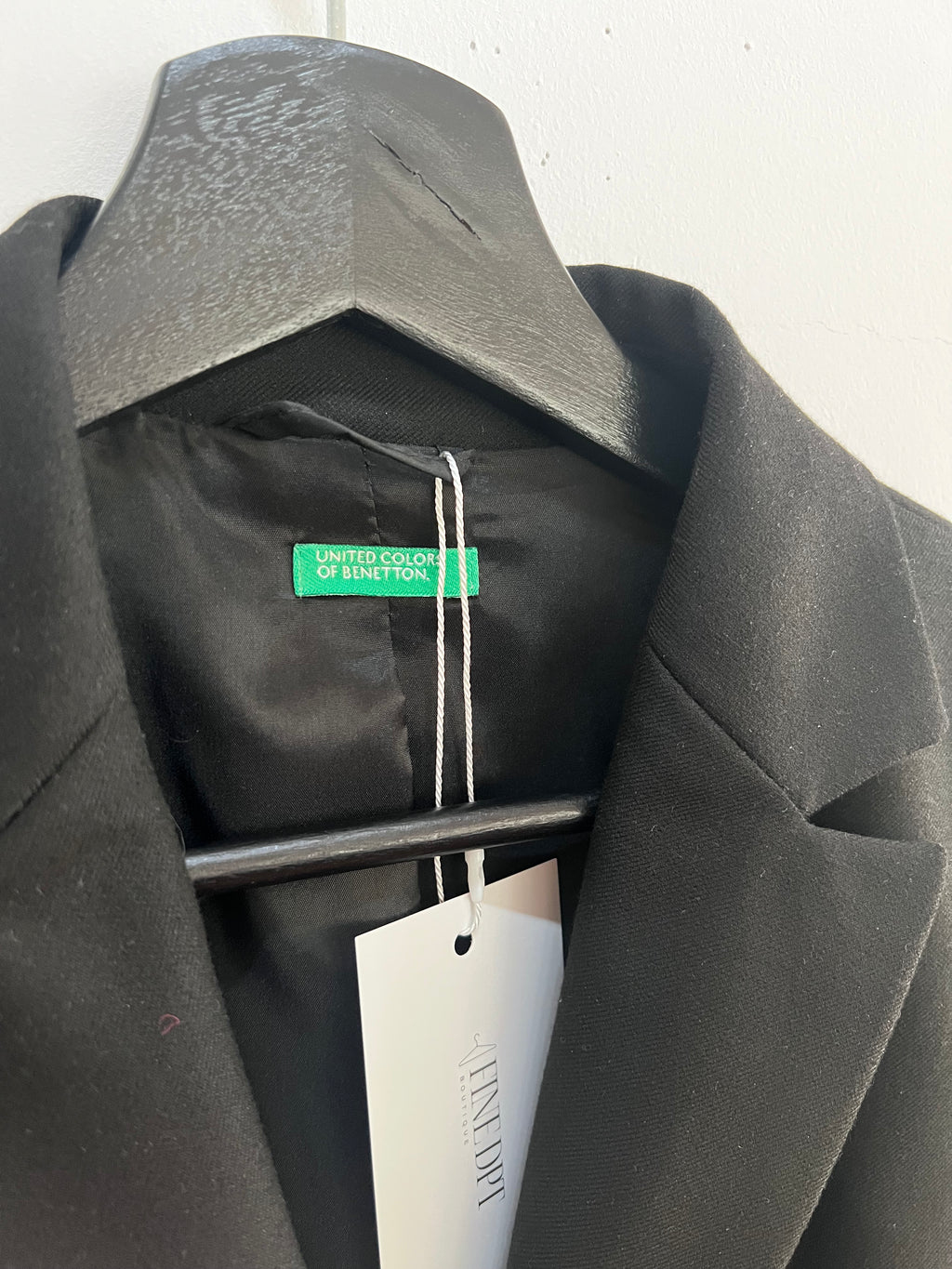 Eleganter schwarzer Blazer von Benetton