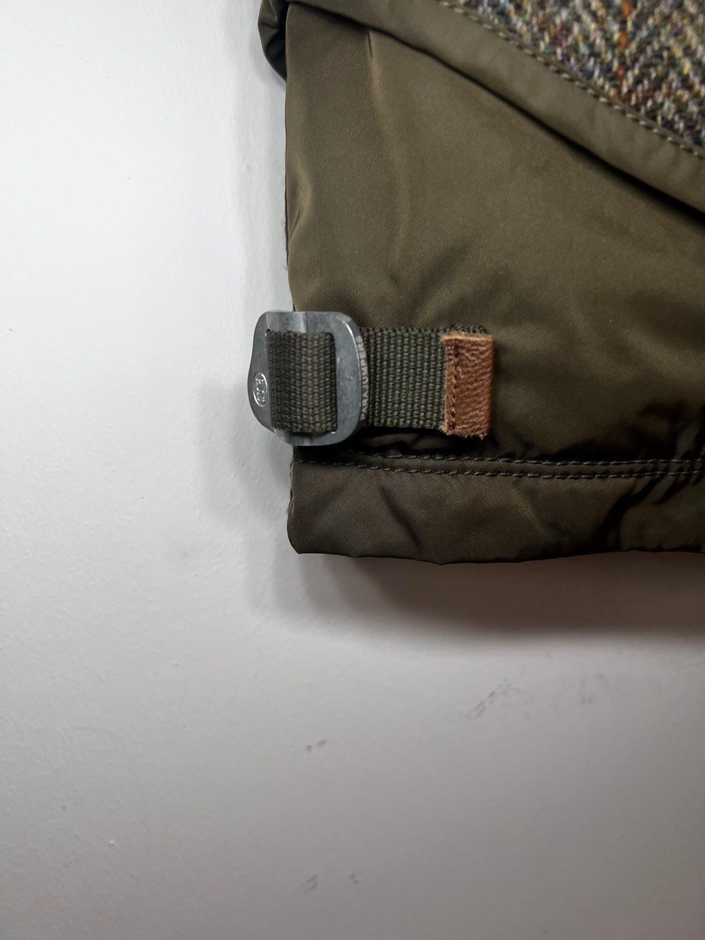 Parajumpers x Harris Tweed Winterjacke – Gr. M – Echtfellkapuze