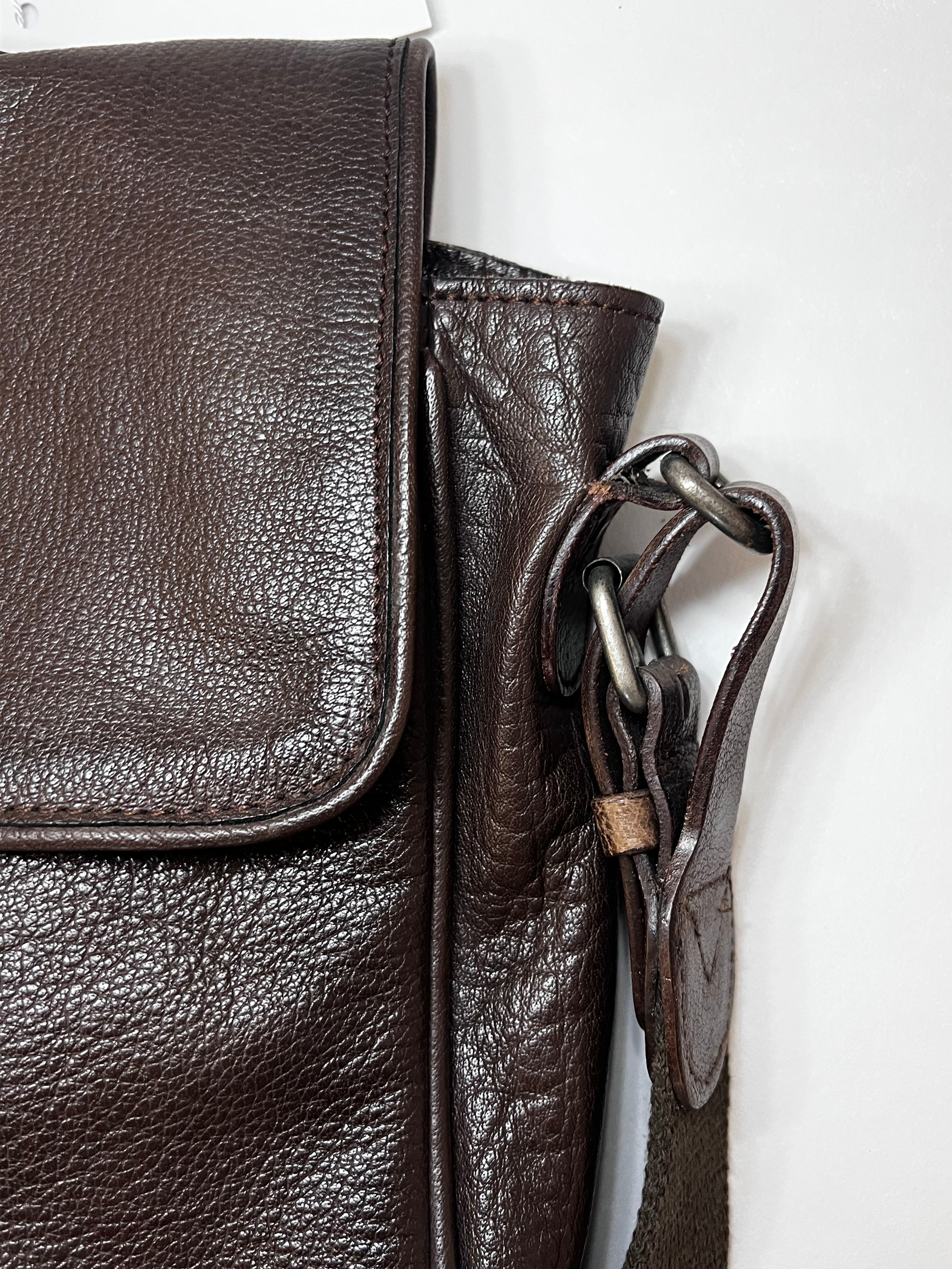 Rehard Echtleder Aktentasche / Umhängetasche – Braun